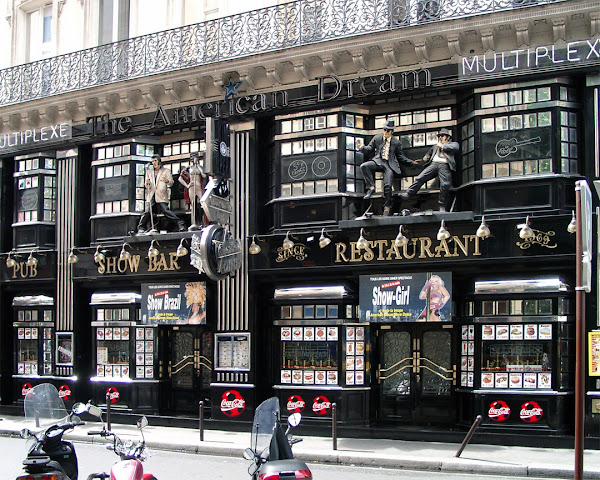 The American Dream, Pub Show Bar Restaurant, Rue Daunou, Quartier Gaillon, 2nd arrondissement, Paris