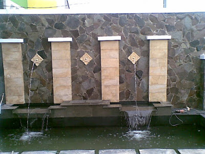 tukang taman surabaya, jasa taman, desain taman surabaya, tukang taman Jakarta,waterwall, waterfall, kolam