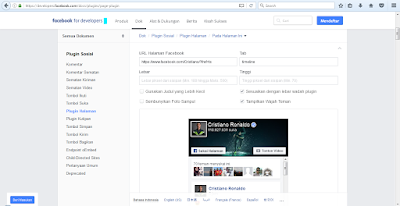 Cara Memperlihatkan Halaman Facebook Pada Blog