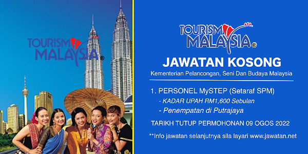 Jawatan Kosong Tourism Malaysia Ogos 2022