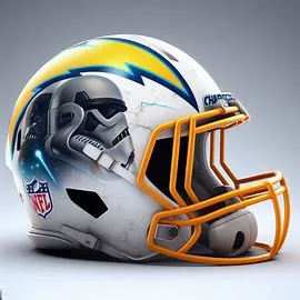 Los Angeles Chargers Star Wars Concept Helmet