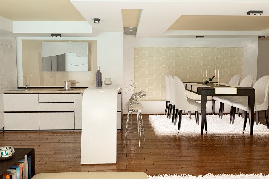 Design interior living apartament - Amenajari interioare casa Constanta