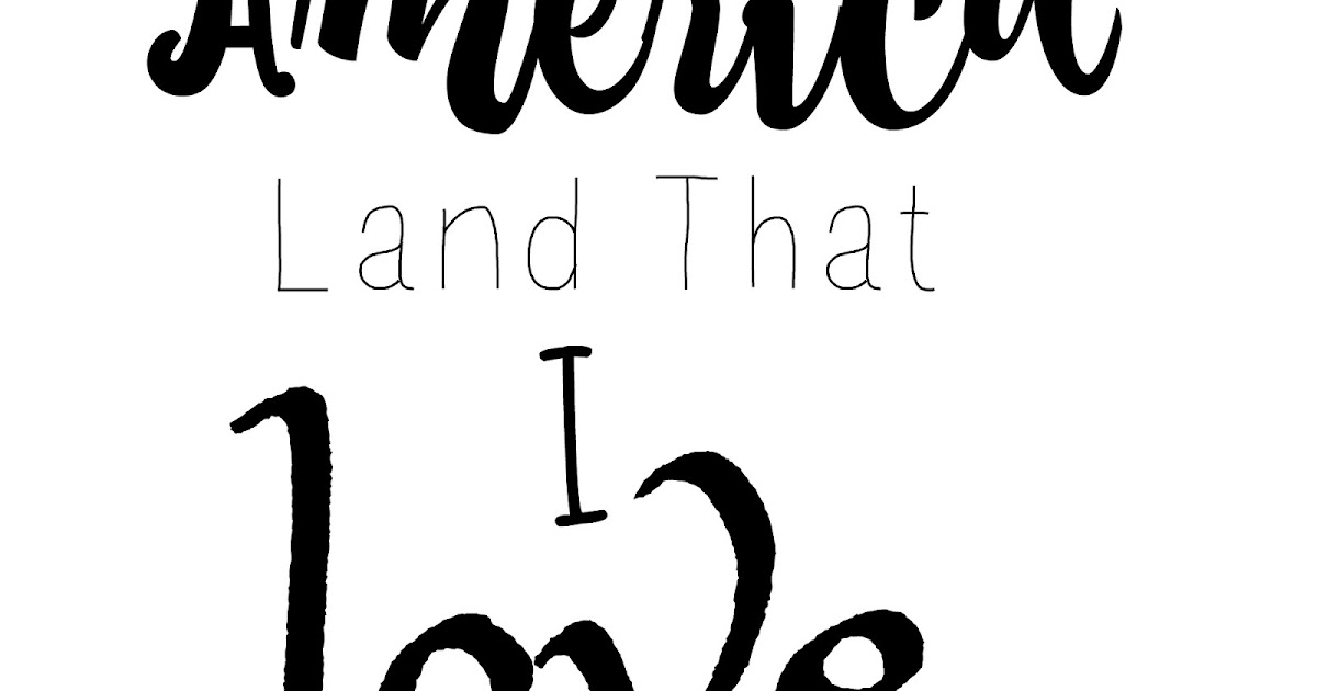 Download 7 Kids and Us: America Land that I Love SVG File FREE for Cricut Users