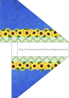 Daisies in Blue Free Printable Napkin Rings