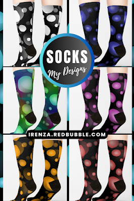 Bubbles Design on Socks.