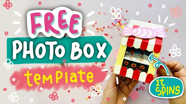 Free Candy Shop Photo Box Papercraft