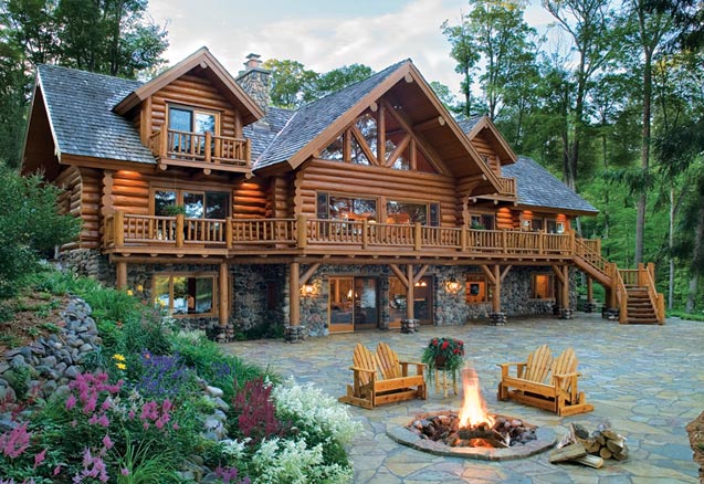 Beautiful Log Cabin Homes