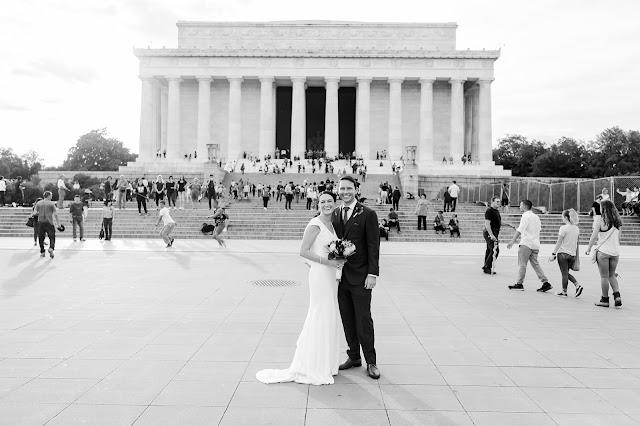 Washington DC Elopement at the DACOR Bacon House and Lincoln Memorial by Heather Ryan Photography