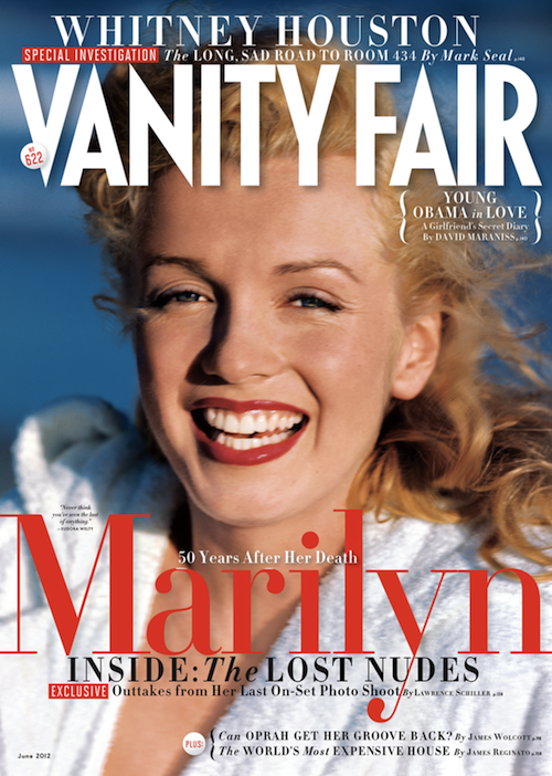Marilyn Monroe is Vanity Fair's Cover Girl June 2012