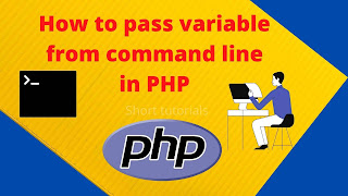 How to pass variable from command line in PHP