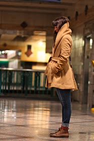 Corey Kingston Camel Wrap coat Takk Travels seattle street style fashion it's my darlin'