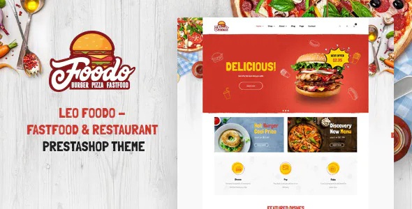 Best Fastfood & Restaurant Prestashop Theme