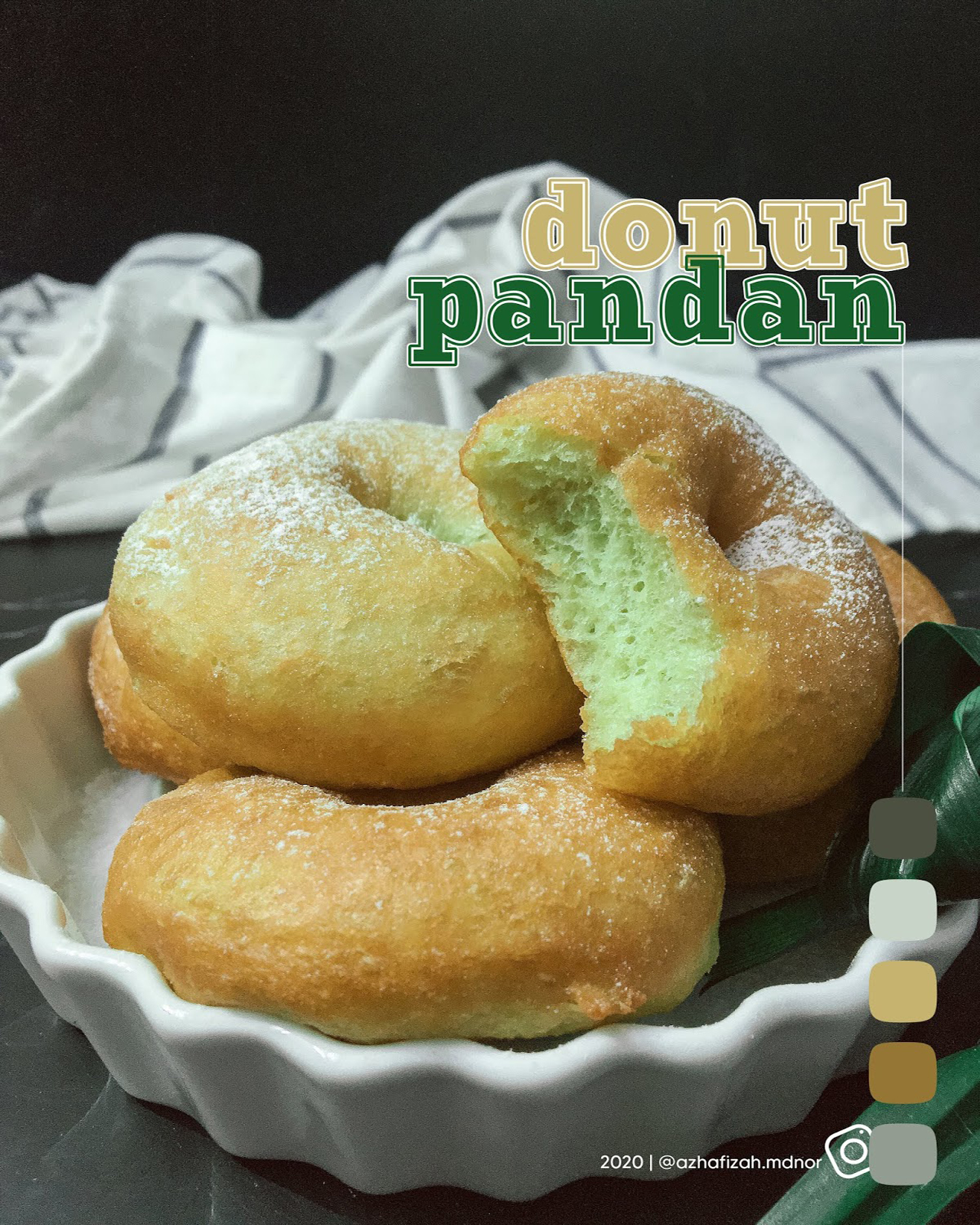 Donut Pandan  Blog Sihatimerahjambu