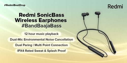 Redmi announces EarBuds 2C and SonicBass