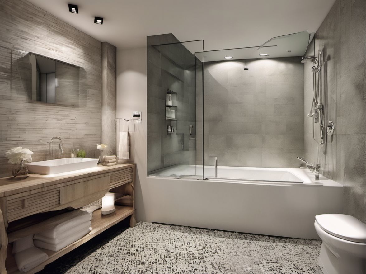 designs for small bathrooms with shower and tub