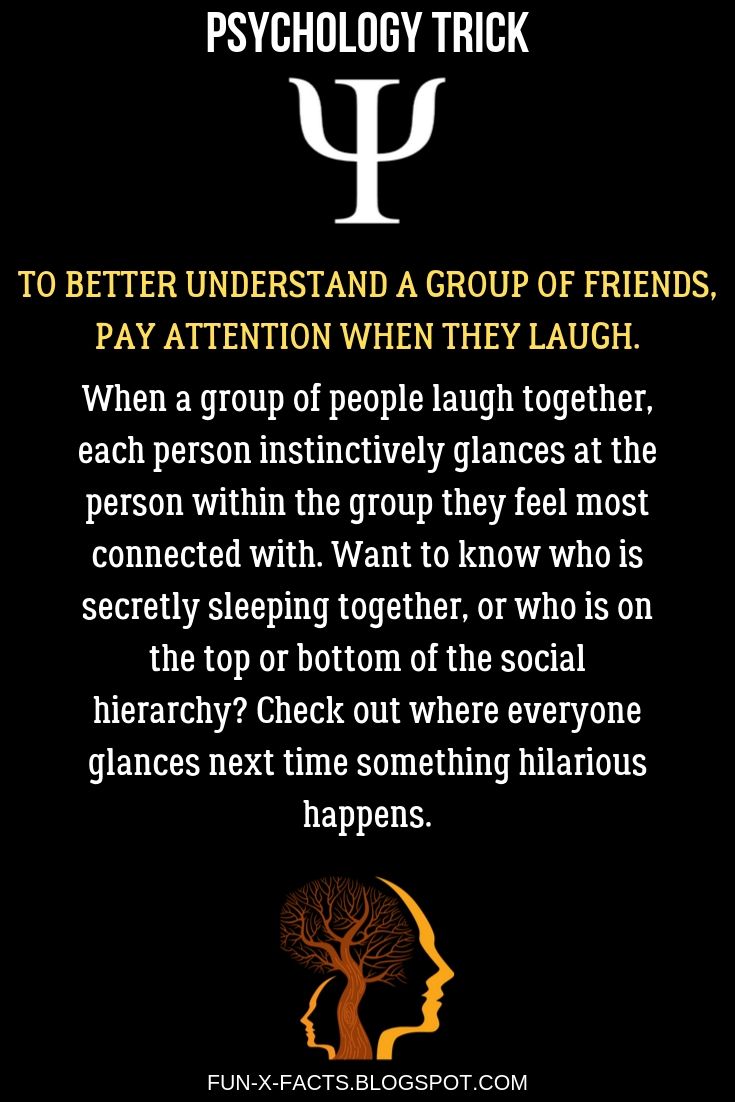 To better understand a group of friends, pay attention when they laugh - Best Psychology Tricks