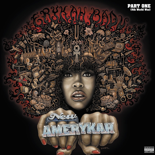 Erykah Badu - New Amerykah Part One album cover Art