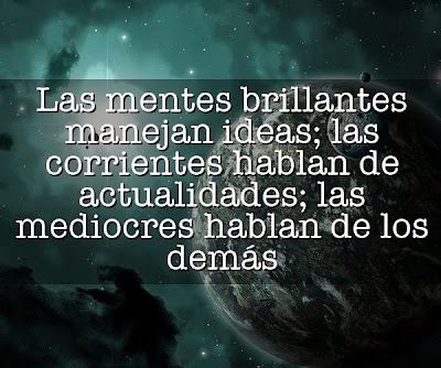 Las mentes brillantes manean ideas...