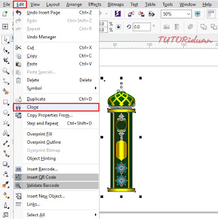 Fungsi Clone Tool CorelDraw