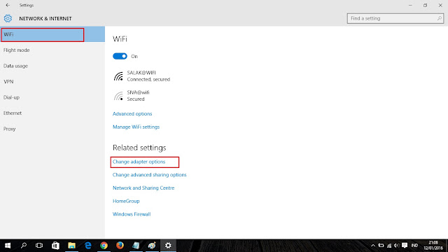 tampilan network and internet setting network and internet windows 10
