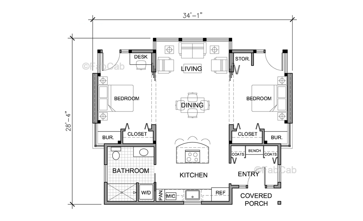 One Story Farmhouse Floor Plans