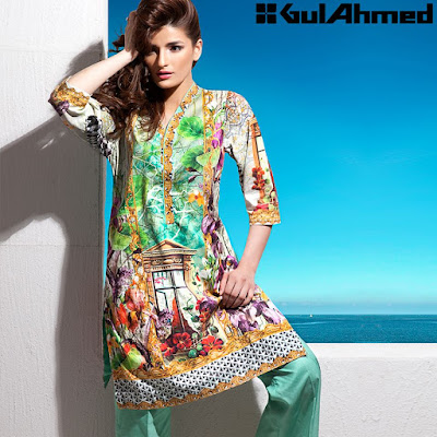 Gul Ahmed Midsummer Cambric 2016 Printed Singles