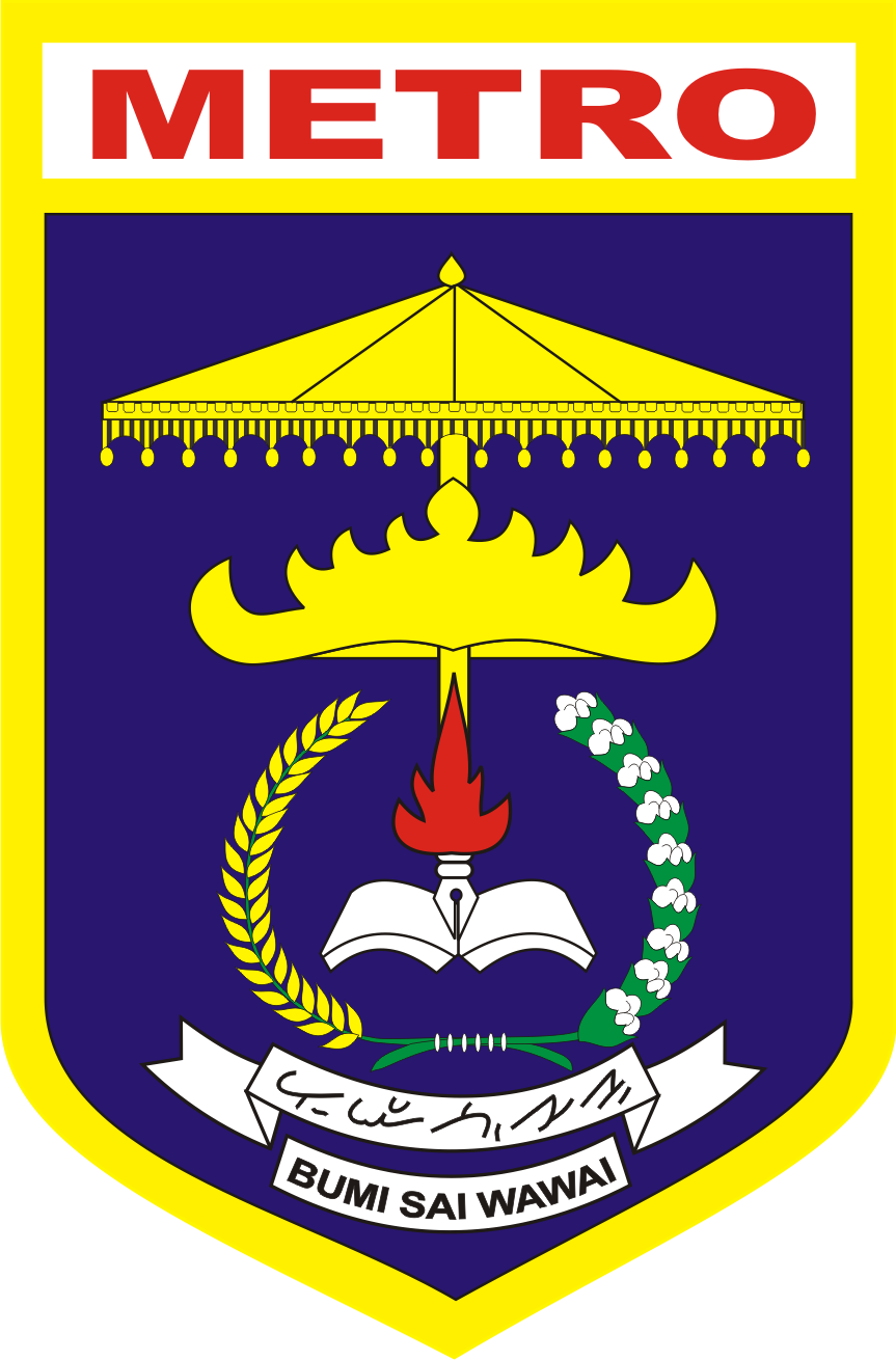 Logo Kota Metro Provinsi  Lampung  Logo Lambang  Indonesia