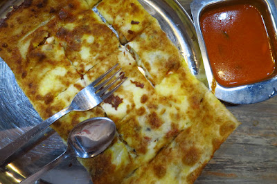 Springleaf Prata - tandoori chicken portobello mushroom prata