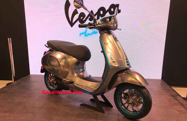 Vespa Elettrica at 2018 Delhi Auto Expo