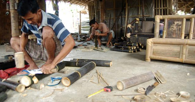 Cara  Membuat  Kursi  Dari Bambu  Moderen Chemistry Lab