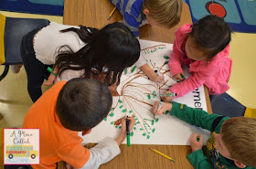 Learn about the 4 seasons by creating these seasonal trees in Kindergarten. This Kindergarten 4 seasons activity will help your students understand what happens to a tree in the winter, spring, summer and fall. 