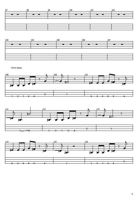 Gorillaz Feel Good Inc Free Guitar Tabs Chords Online Guitar Lessons Notes