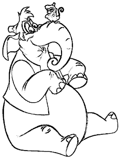 coloring pages,elephant disney coloring pages