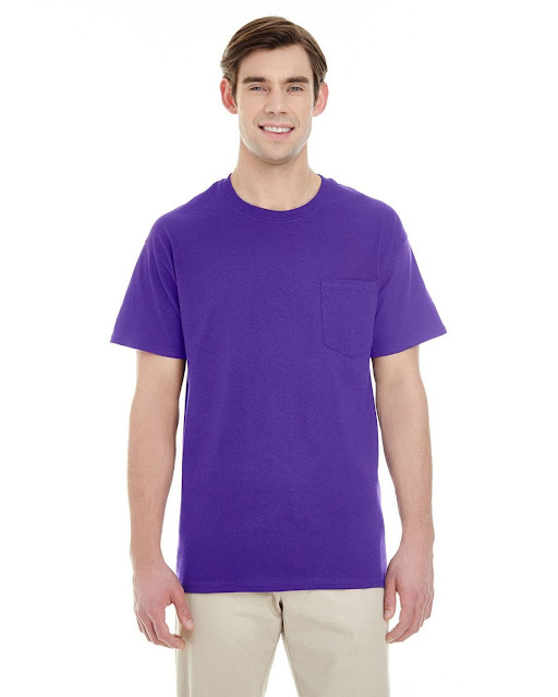 Gildan G530 Adult Heavy Cotton Pocket T-Shirt (15 Colors)