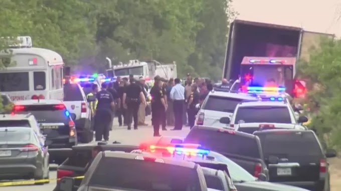 Hallan a 50 migrantes sin vida en un camión abandonado en Texas.