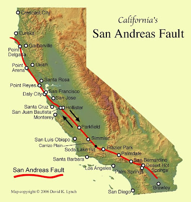 plate / San Andreas fault