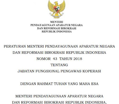 Permenpan Nomor 43 Tahun 2018