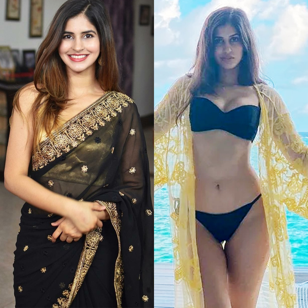 Sakshi Malik saree vs bikini hot actress