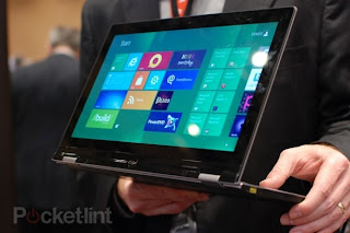 harga lenovo idea pad yoga, spesifikasi lenovo yoga, gambar tablet windows 8 terbaru, gadget unik bisa dilipat 360 derajat