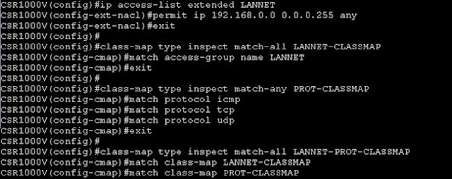 LANNET-PROT-CLASSMAP, будет попадать трафик протоколов или tcp, или udp, или icmp, отправленный с любого адреса в LAN