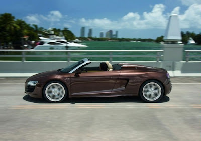 2010 Audi R8 Spyder Side View