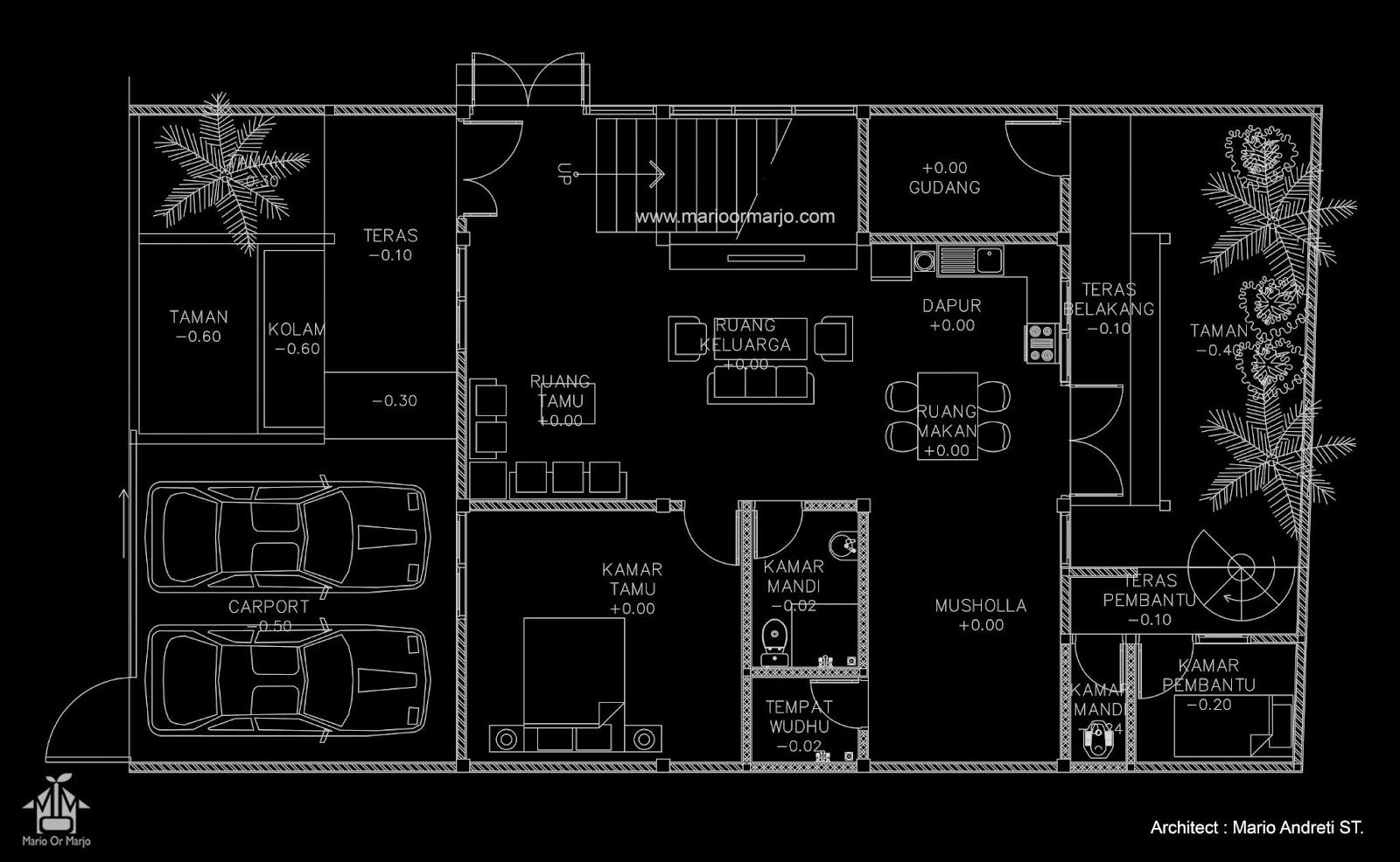 Denah Kamar Tidur Dengan Kamar Mandi Dalam Rumah Minimalis Tahun 2014