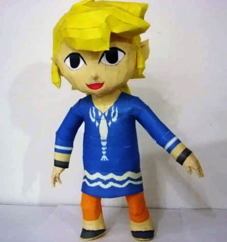 The Wind Waker Outset Island Link Papercraft