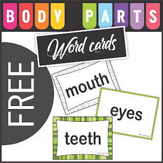 https://www.teacherspayteachers.com/Product/Free-Body-Parts-Word-Cards-4537277