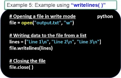Exploring Python File I/O: Interpreting Example Sentences