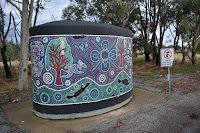 Painted Water Tanks in Yarragundry by Owen Lysons