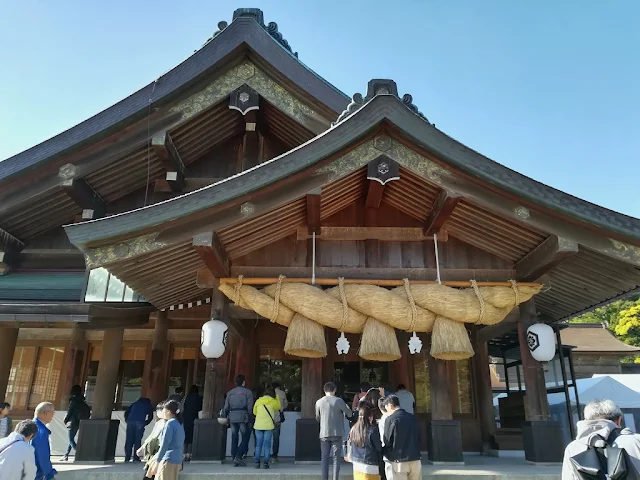 出雲大社の大しめ縄