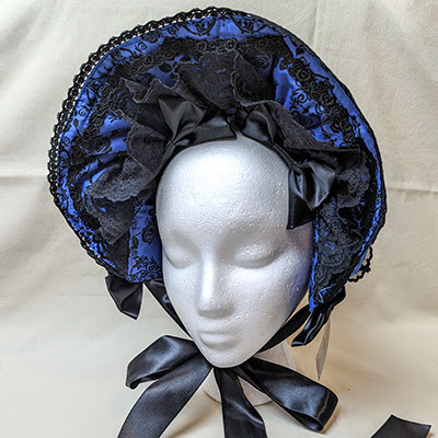 Metamorphose Heart Damask Half Bonnet