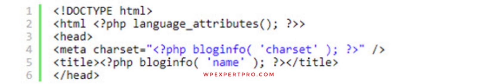 Example of PHP in HTML
