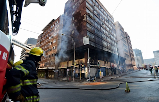Over 60 Dead as Fire engulfs building in South Africa
